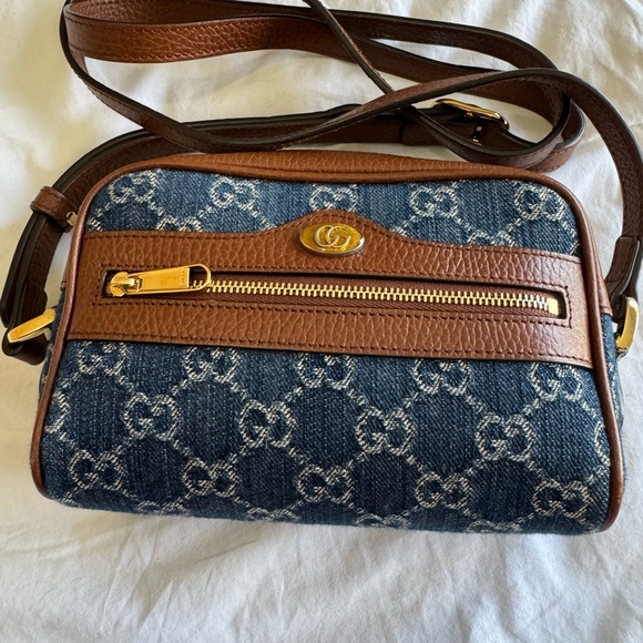 Gucci Ophidia Gg Mini Crossbody Bag in Denim